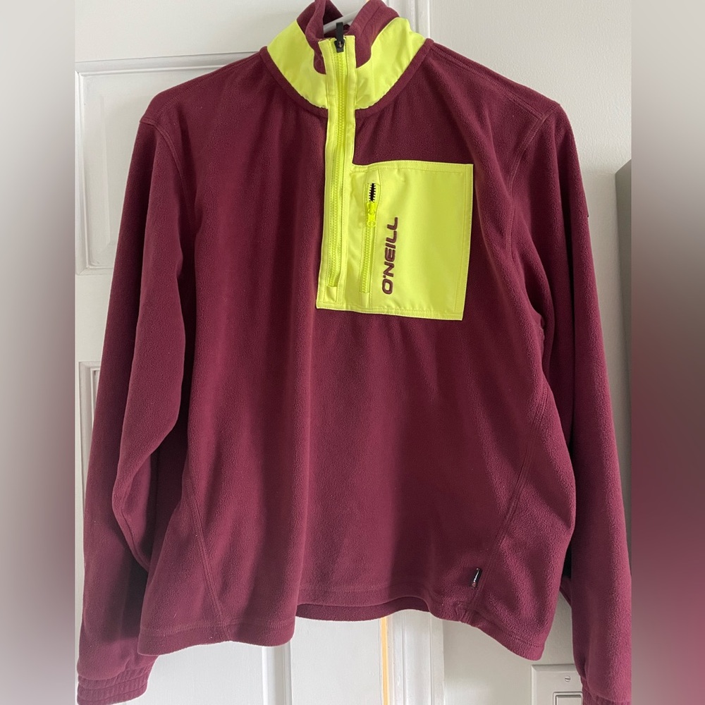 Women's utility fleece half zip
